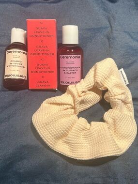 Ceremonia Minis Haircare Set + Branded Scrunchie